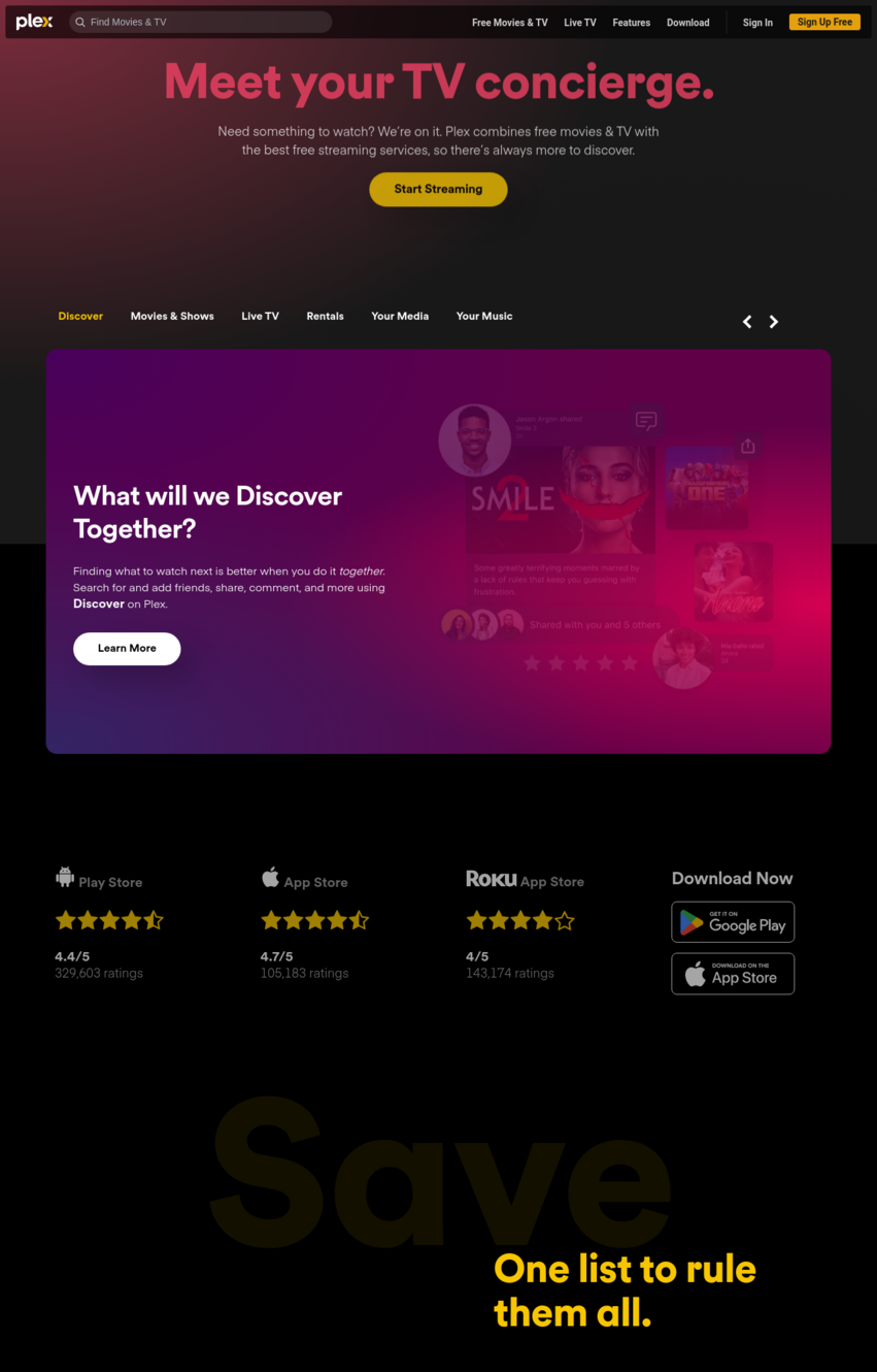 Plex Interface